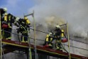 Dachstuhlbrand Koeln Poll Geislarerstr P192